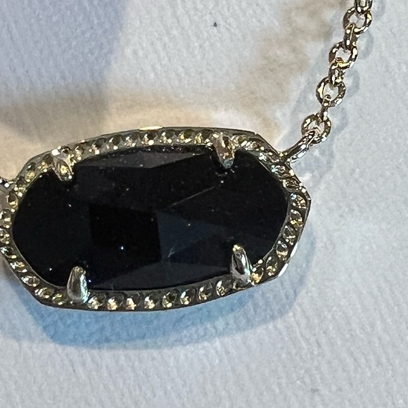 NWT Kendra Scott RARE Elisa Necklace Blue Goldstone Yellow Gold Bloomingdales😊 - Picture 9 of 10